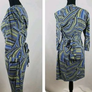 Laundry by Shelli Segal Designed in Los Angeles Faux Wrap Dress